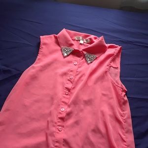 Flowy button down